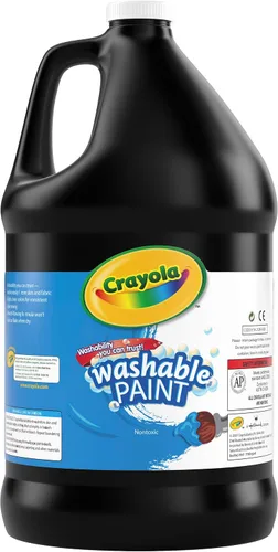 Vista 2 de Crayola Pintura lavable número 54-2128-053, GL, Negro