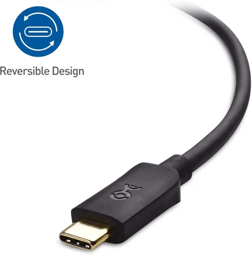 Vista 4 de Cable Matters Adaptador USB C a DisplayPort (adaptador USB C a DP) con carga de 100 W y 8K 60 Hz - Thunderbolt 4 / USB4 / Thunderbolt 3 Puerto