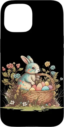 Vista 6 de Happy Easter Day Easter Bunny Happy Easter Egg Basket Case for iPhone 17