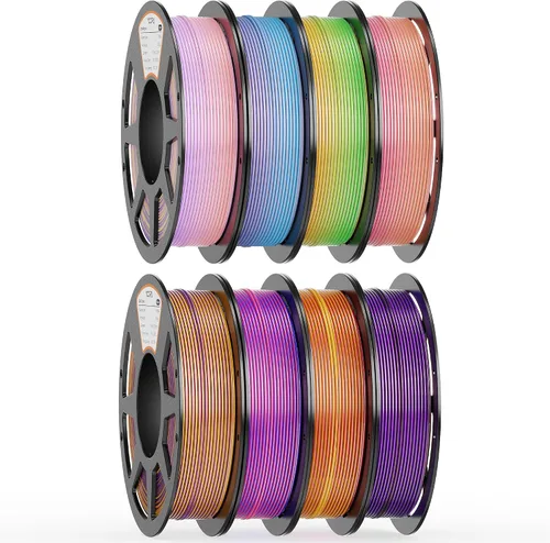 Vista 38 de Paquete de filamento PLA de 0.069 pulgadas, 8 colores vibrantes, apto para Pla Bundle-250gx8-112020006