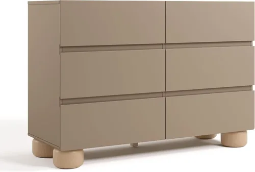 Vista 14 de Storkcraft Sorrento - Cómoda de 3 cajones con cambiador, color madera Driftwood