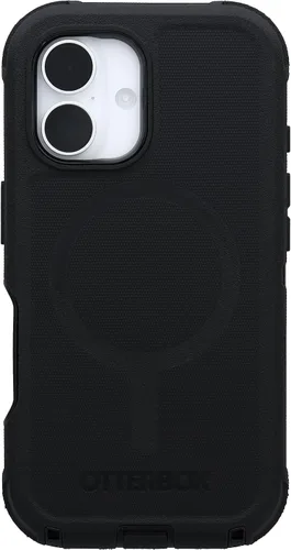 Vista 25 de OtterBox - Funda para iPhone 16, serie Defender, color azul (Baby Blue Jeans)
