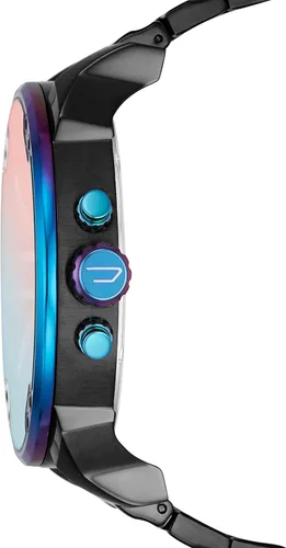 Vista 2 de Diesel Mr Daddy 2.0 Reloj multimovimiento de acero inoxidable, DZ7436, color negro, talla única, Movimiento de cuarzo