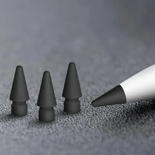 Vista 6 de MEKO Consejos de repuesto para Apple Pencil de 1ª generación y 2ª B-Negro