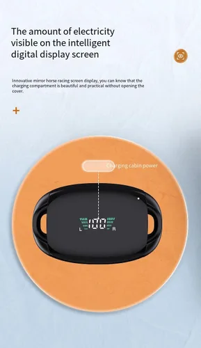 Vista 5 de Auriculares inalámbricos con clip de oreja abierta, Bluetooth 5.3, auriculares deportivos con micrófono integrado, auriculares estéreo de alta
