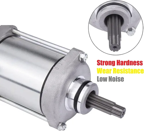 Vista 2 de MINSTAR Motor de arranque compatible con Honda ATV TRX420FA /FE/TE/FM/TM/FPE/FPM, TRX500FE (1,2) /FM(1,2,5,6,7) /FPE/FPM/FA (5,6,7), SXS500M2