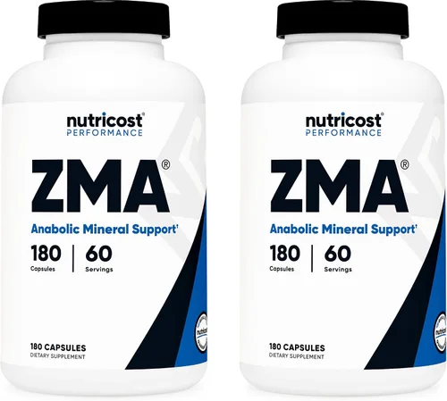 Vista 8 de Nutricost ZMA 180 Cápsulas (2 Botellas)