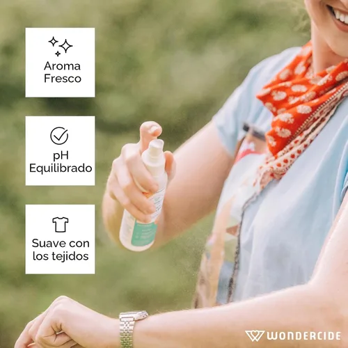 Vista 5 de Wondercide – Repelente de mosquitos, garrapatas e insectos con aceites esenciales naturales, sin DEET, espray a base de plantas que mata a