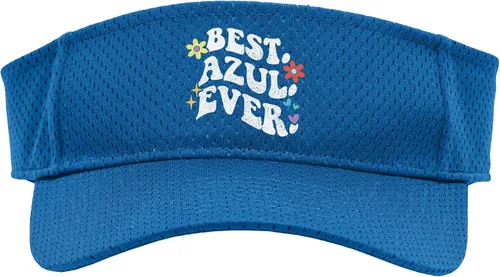 Vista 7 de Retro Groovy Best Azul Ever First Name Mother's Day Girl Sport Sun Visor