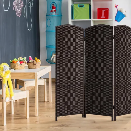 Vista 14 de HALLYBEE Divisor de habitación pequeño, pantalla de privacidad, separadores de habitación cortos y pantallas de privacidad plegables, divisiones