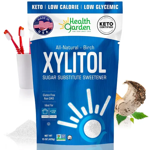 Vista 13 de Health Garden Birch Xylitol Sweetener - Xylitol Sugar Substitute - 2.5 lb