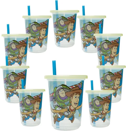 Vista 15 de The First Years Bluey Take & Toss Vasos con Pajita para Niños Pequeños - Vasos Sippy a Prueba de Derrames para Niños Pequeños con Tapas que se