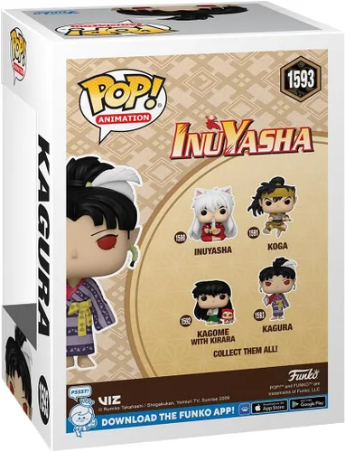 Vista 3 de Funko Pop! Animation: Inuyasha - Kagura - Figura de vinilo coleccionable - Idea de regalo - Producto oficial - para niños y adultos - Fans del anime