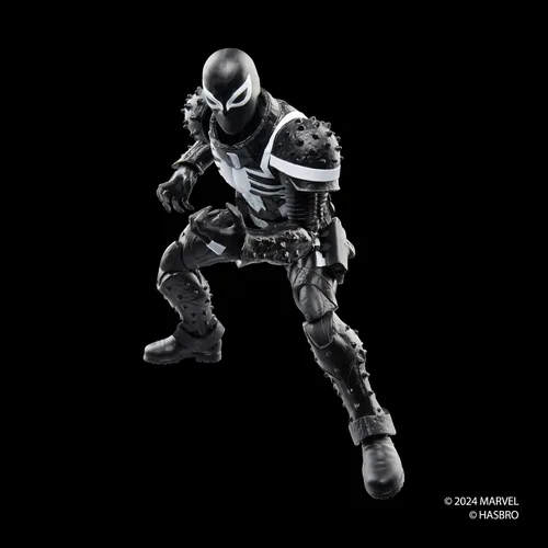 Vista 5 de Serie Marvel Legends Agente Venom (Flash Thompson), Figura de acción coleccionable de cómics retro a escala de 6 pulgadas