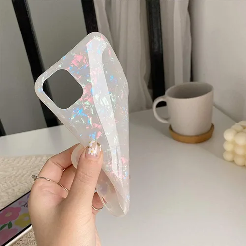 Vista 8 de Funda J.west de silicona para iPhone 11 Pro Max, con pantalla de 6.5 pulgadas, de diseño moderno, translúcido y nacarado de lujo, delgado