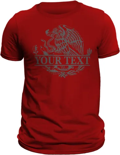 Vista 10 de Mexico Mexican Eagle Camiseta con opción de personalización - Playera Con Aguila De México Personalizable