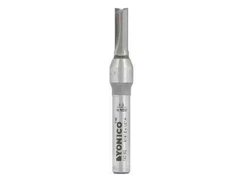 Vista 37 de Yonico Brocas de ruteadora, broca recta de 1 pulgada de diámetro X 1 pulgada de altura, vástago de 1/2 pulgada 14030
