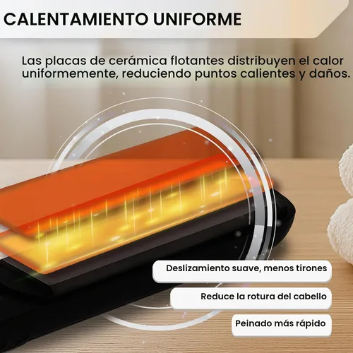 Vista 3 de Planchita de cerámica plana Forever Herstyler Classic, Hot Pink