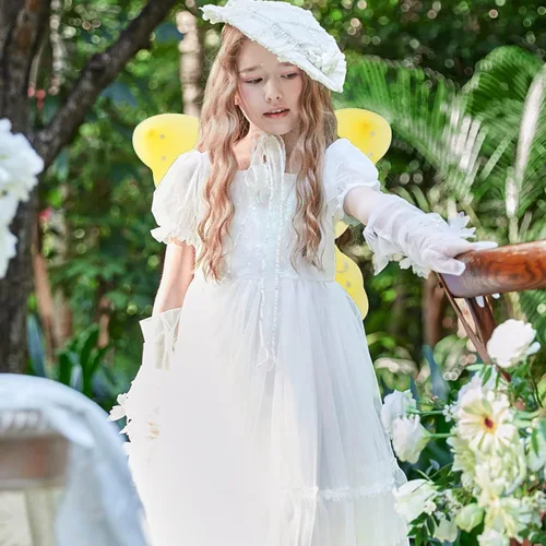 Vista 2 de Alas de hadas para niñas, alas de hada de mariposa, disfraces de hada, princesa, alas de ángel, cosplay, Navidad, Halloween, fiesta de cumpleaños