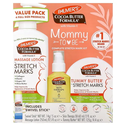 Vista 2 de Palmer's Kit personalizado para madre/bebé con fórmula de manteca de cacao, 4