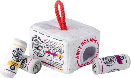 Vista 27 de Haute Diggity Casamuttgos Tequila, Juguetes de felpa para perros de diseñador con silbato interactivo, enriquecimiento estimulante para mascotas