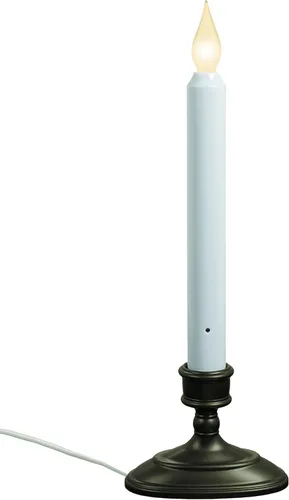 Vista 4 de Xodus Innovations FPC1370A - Vela eléctrica de ventana sin llama de 11 pulgadas con inclinación para cambiar el color de la llama y temporizador