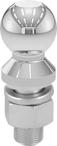 Vista 4 de CURT 40009 Bola de enganche cromada para remolque, 20,000 libras, 2-5/16 pulgadas de diámetro, vástago de 1-1/4 x 2-3/4 pulgadas