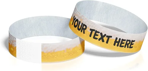 Vista 15 de Pulseras personalizables Reminderband para eventos – Pulseras personalizadas para uso en eventos, pulseras de seguridad personalizadas para Cerveza
