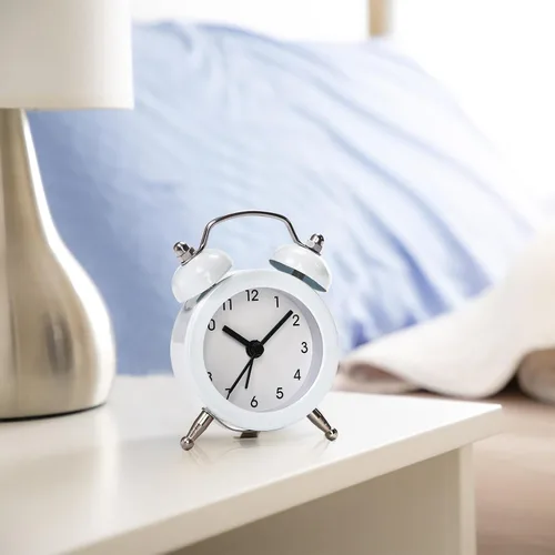 Vista 6 de Noamus 6 relojes despertadores de campana gemela, alarma fuerte de 2 pulgadas, pequeño y lindo reloj despertador analógico, reloj de viaje vintage