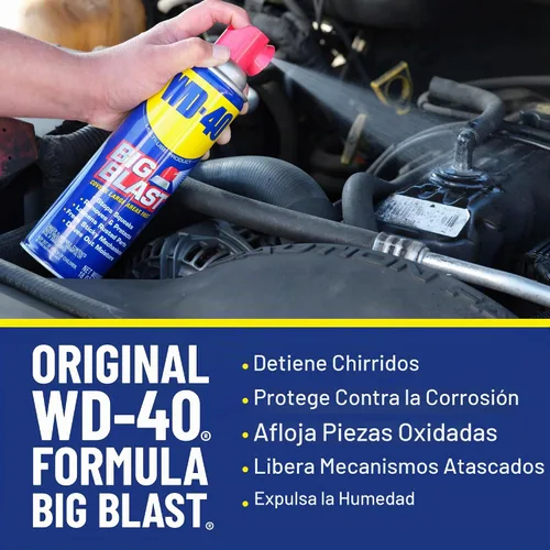 Vista 3 de WD-40 Fórmula original, producto multiusos con spray Big-Blast, 18 onzas [paquete de 6]