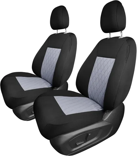 Vista 10 de FH Group Fundas de asiento de automóvil de ajuste personalizado específicamente hechas para Ford Explorer Base 2020-2024, fundas de asiento Negro