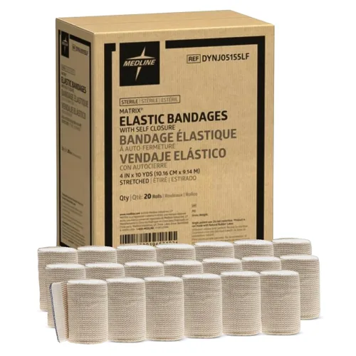 Vista 11 de Título: Medline Matrix Wrap Vendaje elástico con cierre automático, estéril, 2 pulgadas x 5 yardas, caja de 20