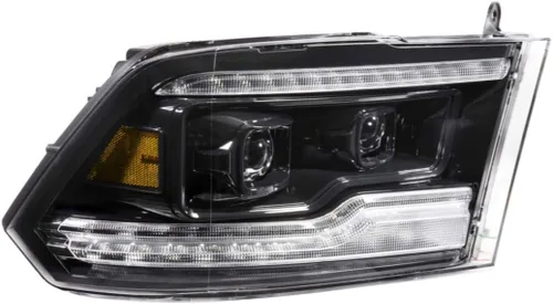 Vista 2 de Morimoto XB Plug & Play. - Conjunto de faros delanteros LED compatibles con Dodge Ram 1500, 2500, 3500, 2009-2018.