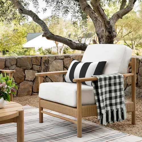 Vista 6 de DYTXIII Paquete de 2 almohadas lumbares impermeables para exteriores con rellenos, 12 x 20 pulgadas, almohada decorativa rectangular para patio