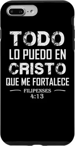Vista 12 de Filipenses - Carcasa para iPhone 17 con texto en inglés "Todo Lo Puedo En Cristo