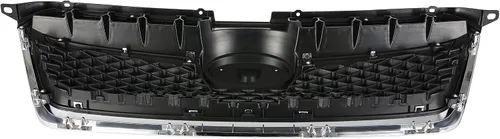 Vista 5 de KARPAL Conjunto de parrilla de parachoques delantero con moldura cromada compatible con Subaru XV Crosstrek 2013-2015