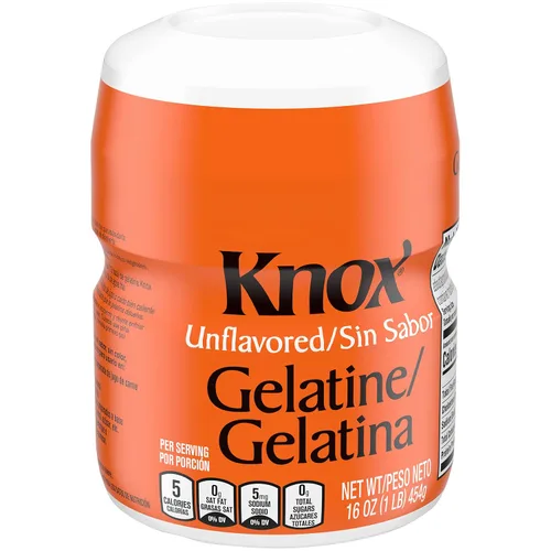 Vista 3 de Knox Gelatina sin sabor - 1 lb - Juego de 3