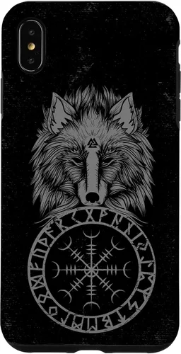 Vista 11 de Viking Aegishjalmur Runes Fenrir Odin Helm of Awe Phone Case for iPhone 17