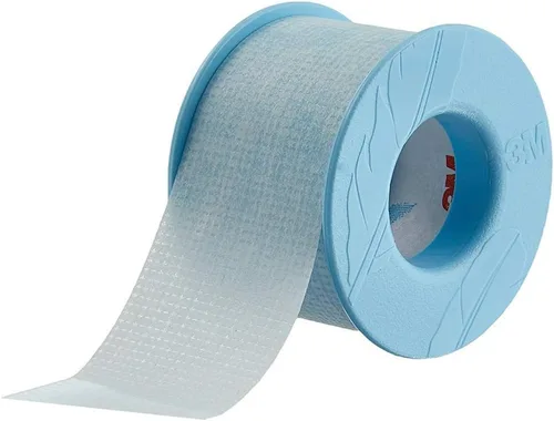 Vista 2 de Nexcare - Cinta para piel sensible, 1 pulgada x 4 yardas, 2 unidades (paquete de 1)