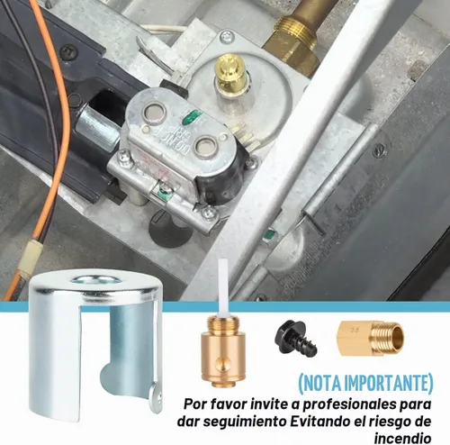 Vista 5 de Kit de conversión de propano líquido genuino OEM GE WE25X217 para secadoras de gas GE