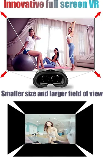 Vista 5 de VR Headset Virtual Reality Glasses Compatible with Phone/Android New Goggles for Movies Compatible 5-7 Inch Soft Comfortable Adjustable Distance