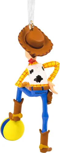 Vista 2 de Hallmark Disney/Pixar Toy Story - Adorno navideño de Woody, 1.2 x 3.1 x 1.45 pulgadas