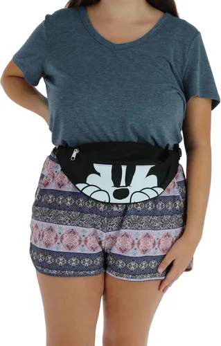 Vista 5 de Disney Riñonera Peeking Mickey Mouse, Negro