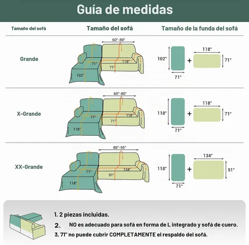 Vista 6 de MEETSKY Fundas para sofá modular, 2 piezas, lavable, funda de sofá para sofá en forma de L, protector de muebles para mascotas, funda de sofá