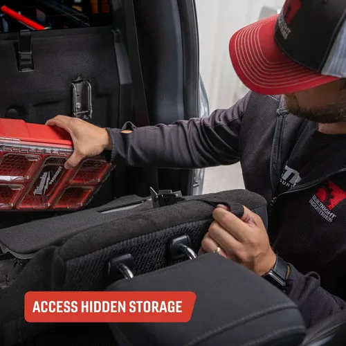 Vista 4 de BuiltRight Industries Liberación del asiento trasero para Ford F-150, F-250, F-350, F-450 y Raptor 2009-2025 - SuperCab y SuperCrew - El original