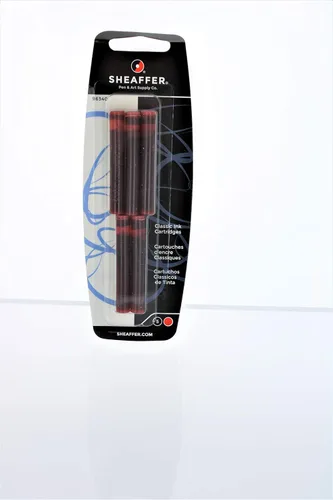 Vista 4 de Sheaffer Skrip - Cartuchos de tinta para pluma estilográfica, color rojo