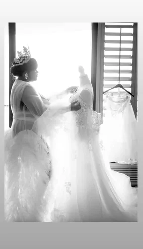 Vista 8 de Tianzhihe Bata de tul hinchada, vestido de maternidad para sesión de fotos, bata de novia larga y transparente, vestido de baby shower, vestido