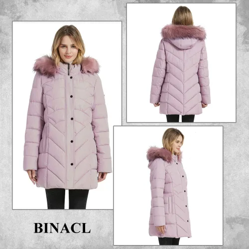 Vista 3 de BINACL - Chaqueta de invierno para mujer (7 colores, XS-XL)
