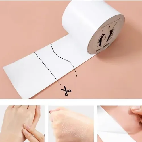 Vista 5 de Wide Boob Tape 4" x16Ft,Breast lift tape,Bra Replace Tape, 4 inch boob tape, Wide Boob chest tape 5.0 meters