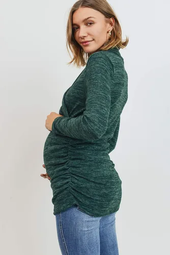 Vista 6 de Suéter de maternidad de manga larga para mujer